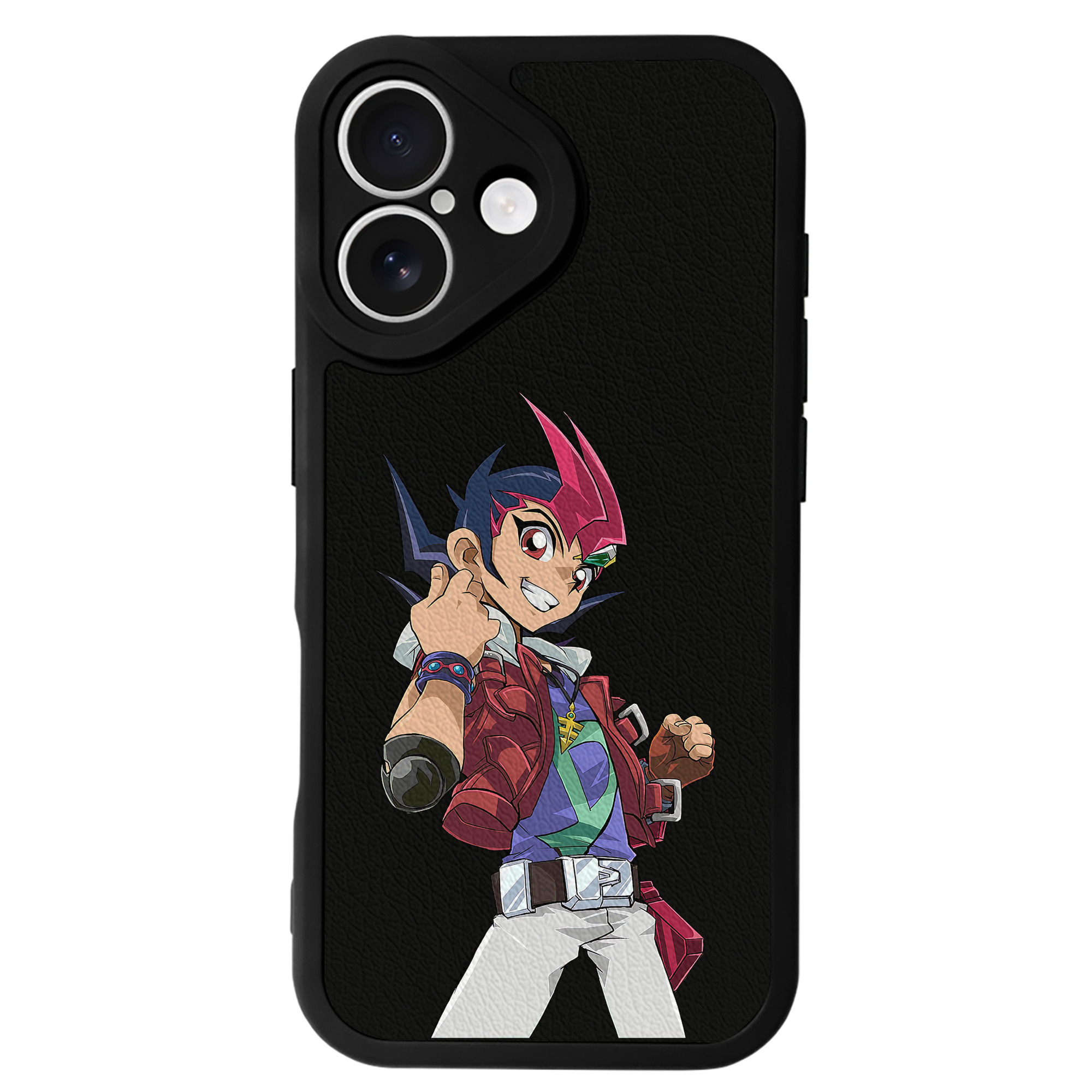 遊☆戯☆王 Yu-Gi-Oh! 【iPhone 16シリーズ対応】シリコンスマホケース（レザー調） 材質：シリコン